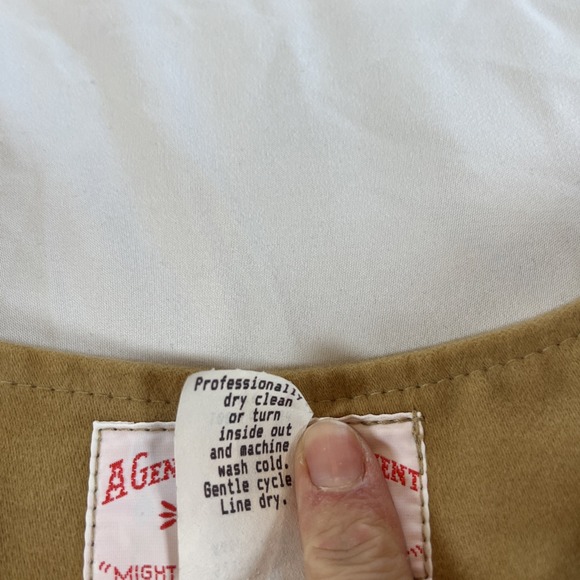 Filson Moleskin Cruiser Vest Style 820 Tan Cotton Field Men's Size 50 Made USA - Picture 3 of 8